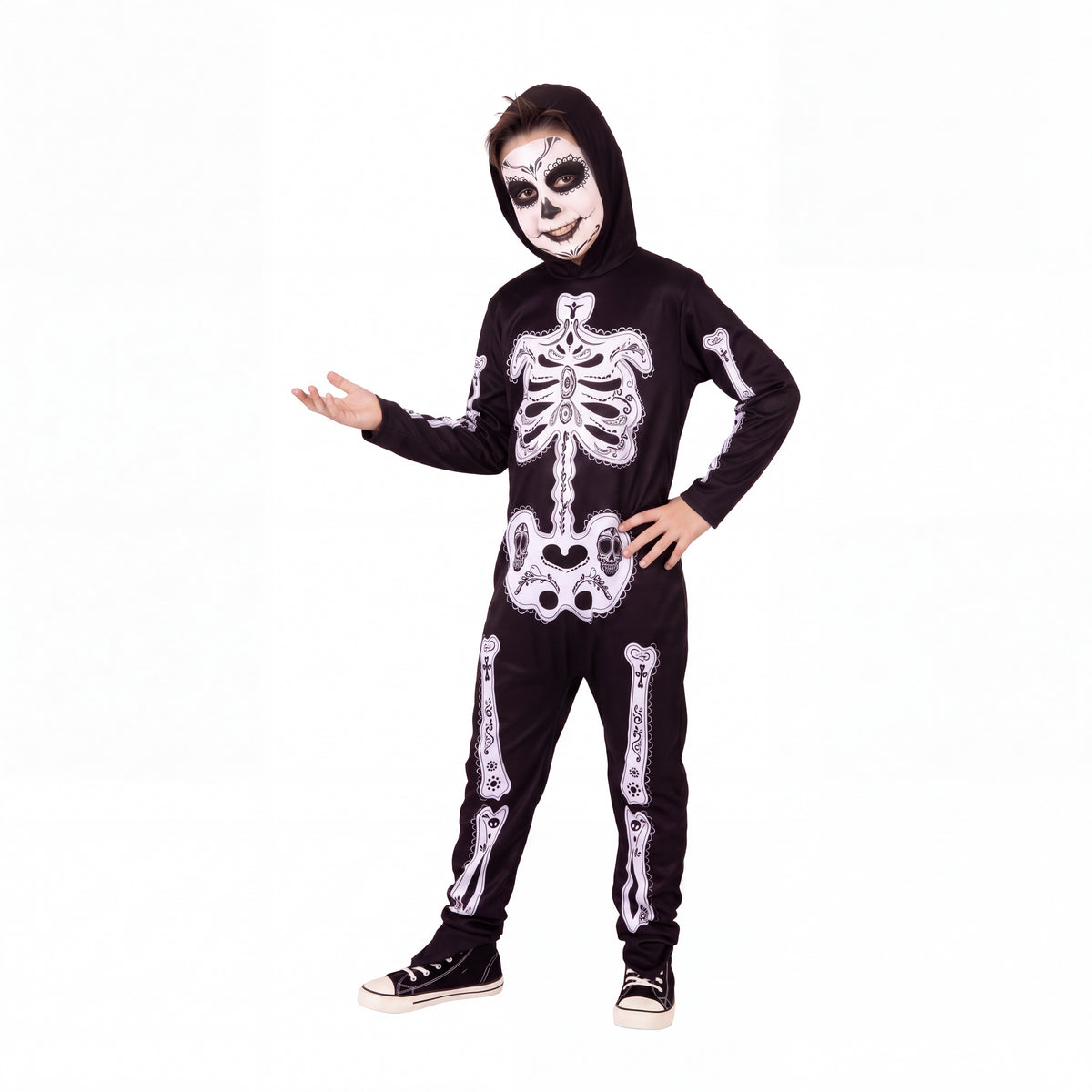Disfraz Huesudo Dia De Los Muertos Inf