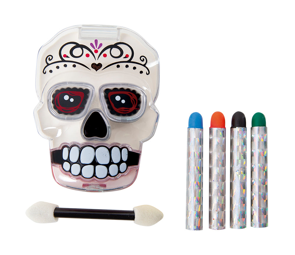 Kit Maquillaje Dia De Los Muertos
