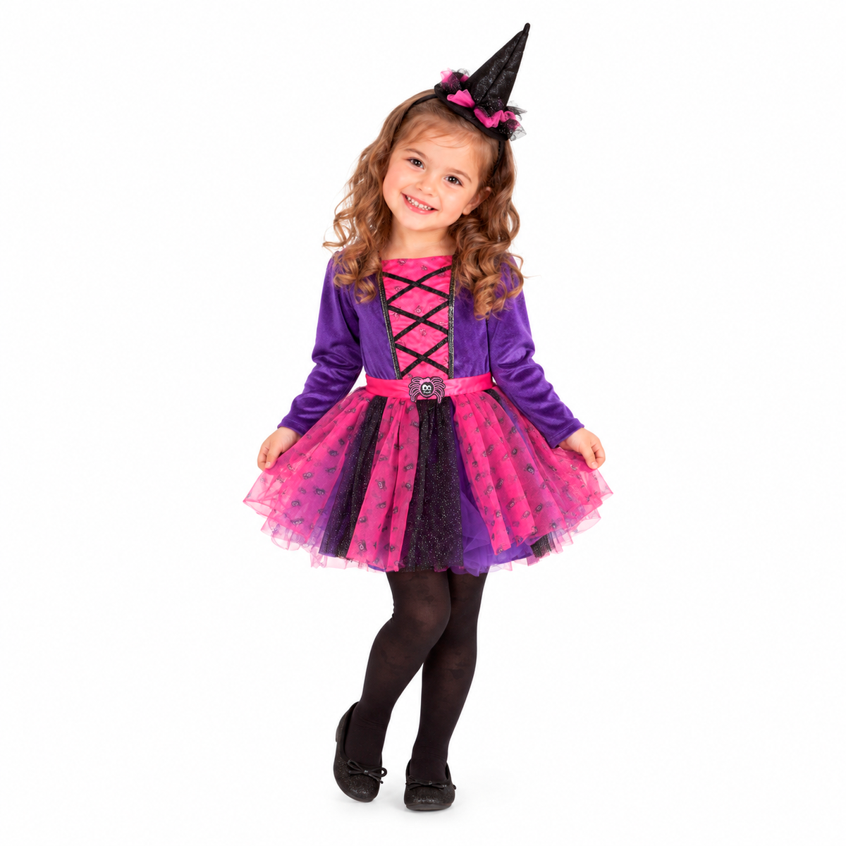 Miss Witch Spider Costume Inf